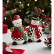 Spode - Christmas Tree - 2Pc Figural Black & White Salt& Pepper Shaker