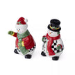 Spode - Christmas Tree - 2Pc Figural Black & White Salt& Pepper Shaker