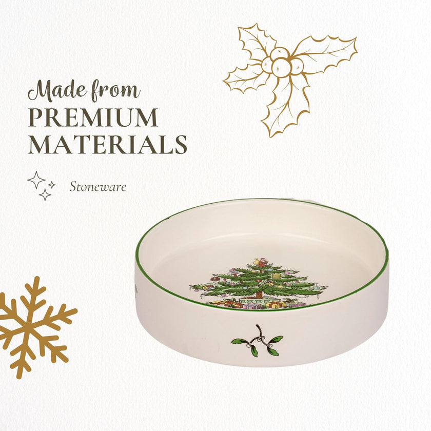 Spode - Christmas Tree - 2Pc Wine Chiller & Coaster Set