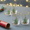 Spode - Christmas Tree - Double Old Fashioned Glasses | 14Oz (Set of 4)