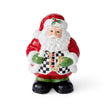 Spode - Christmas Tree - Figural Black & White Santa Candy Jar