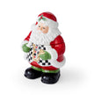 Spode - Christmas Tree - Figural Black & White Santa Candy Jar