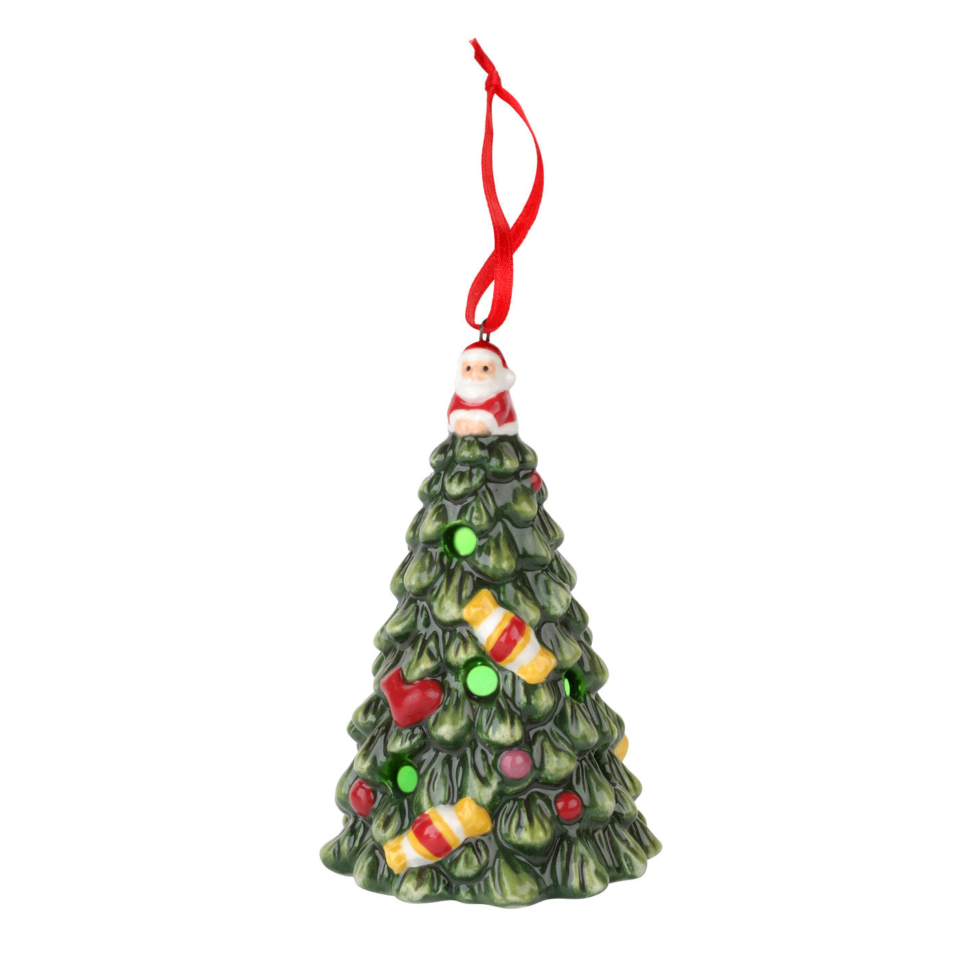 Spode - Christmas Tree - LED Multicolour Tree Ornament