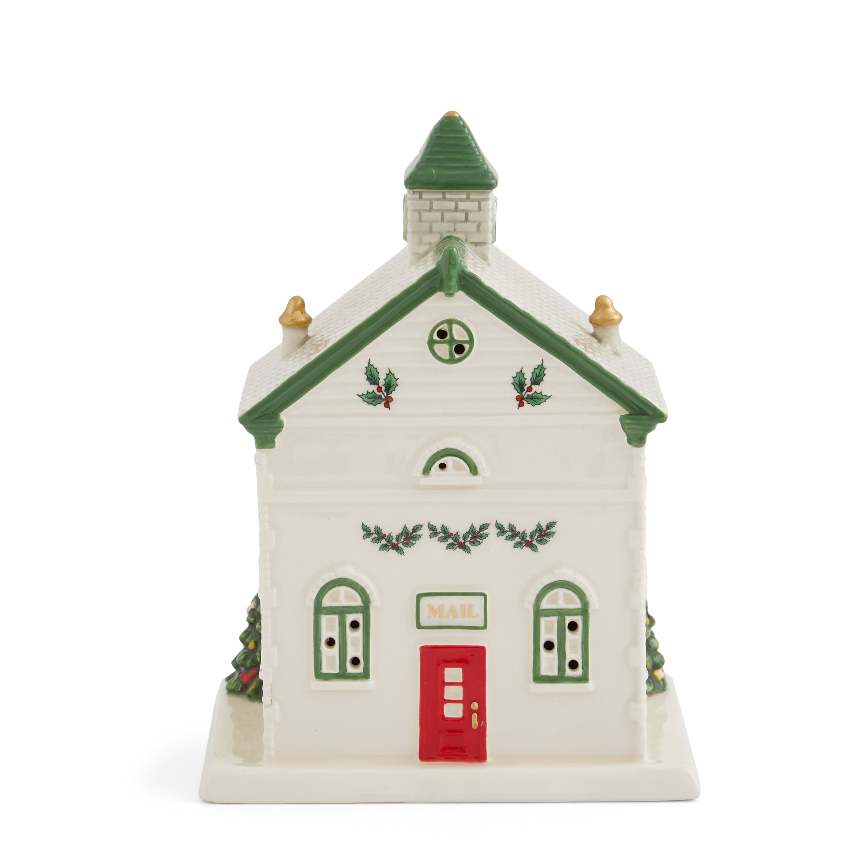 Spode - Christmas Tree - LED Post Office | 6.5 Inch