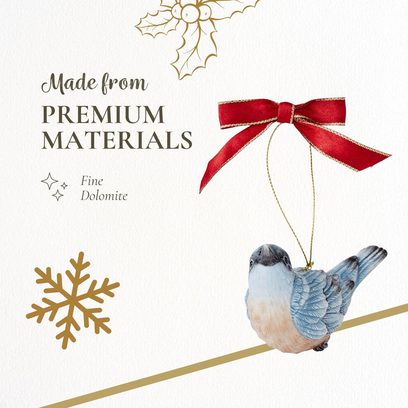 Spode - Christmas Tree - Nuthatch Ornament