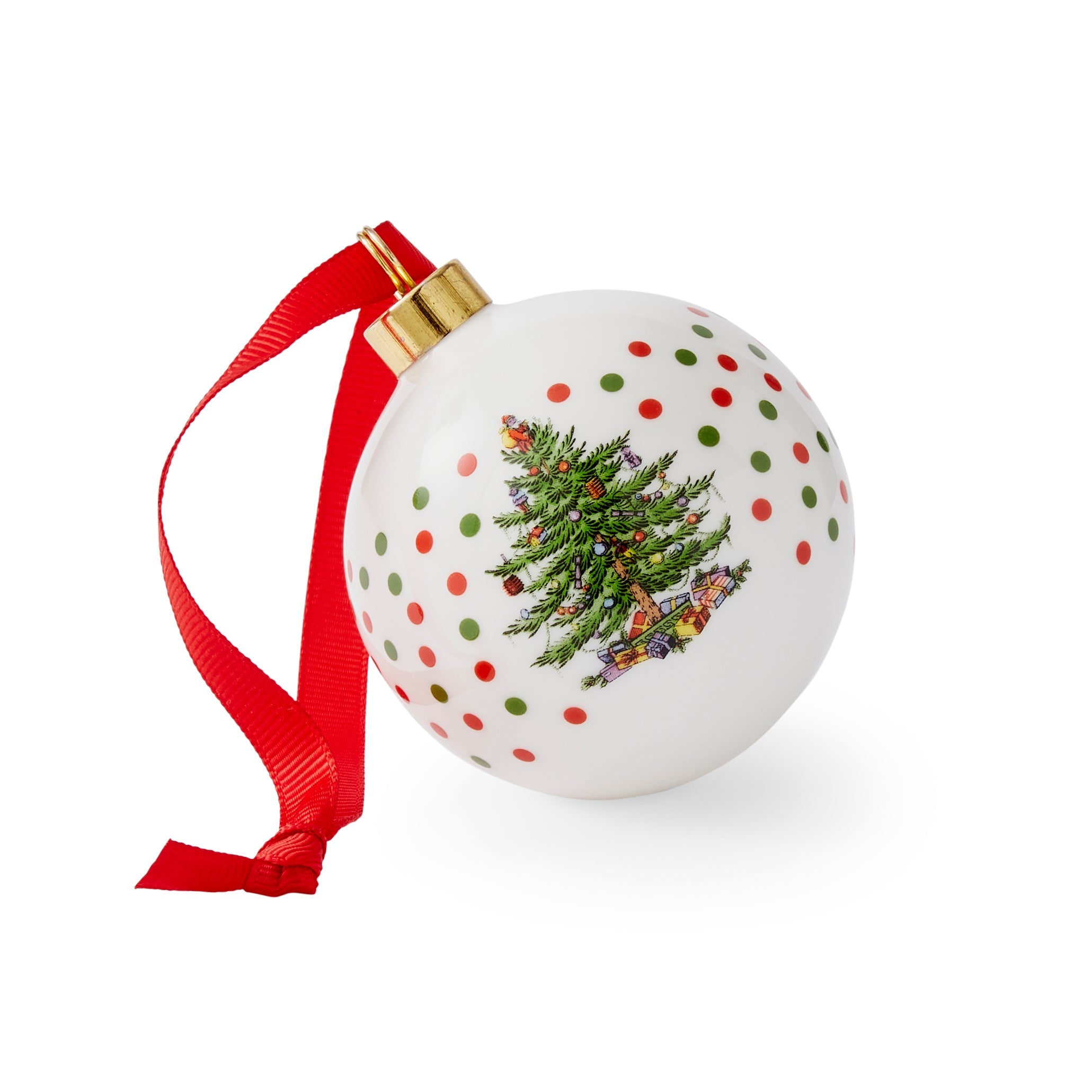 Spode - Christmas Tree - Polka Dot Bauble