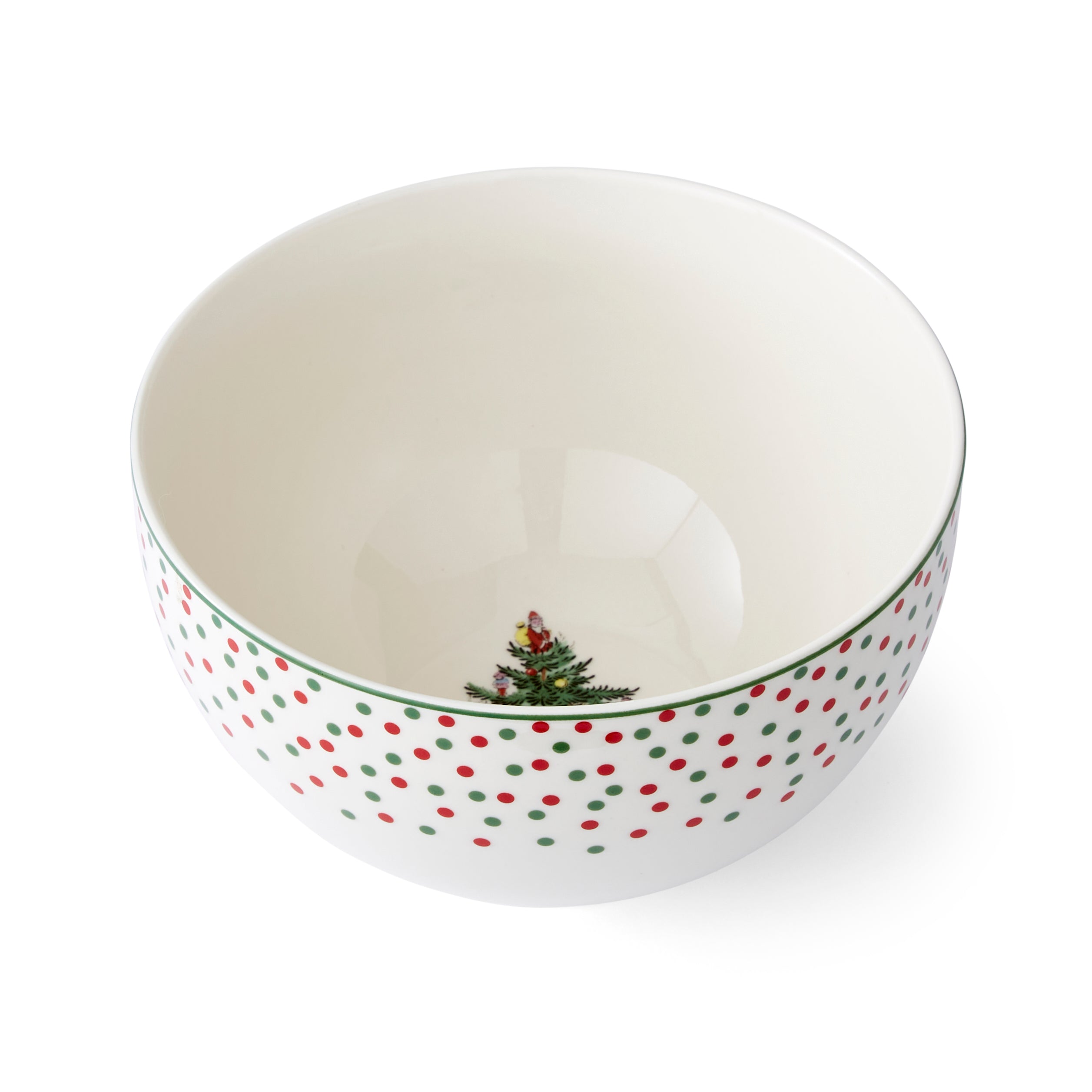 Spode - Christmas Tree - Polka Dot Rice Bowl