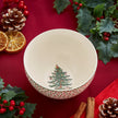 Spode - Christmas Tree - Polka Dot Rice Bowl