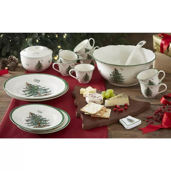 Spode - Christmas Tree - Rice Bowls S/4