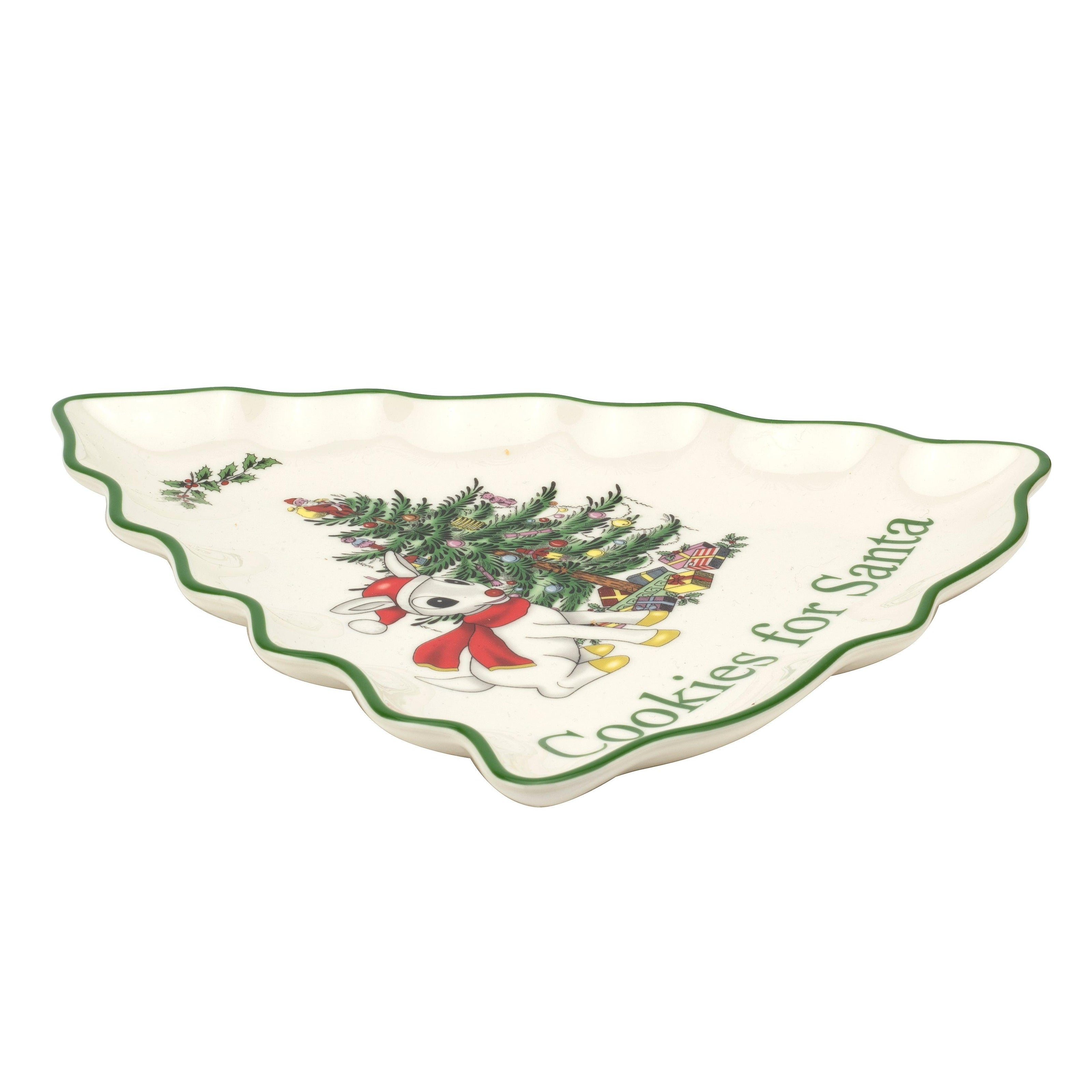 Spode - Christmas Tree - Rudolph Tree Dish | 9.5 Inch