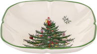 Spode - Christmas Tree - Sculpted Square Dish | 5 Inch