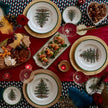 Spode - Christmas Tree - Sculpted Square Dish | 5 Inch