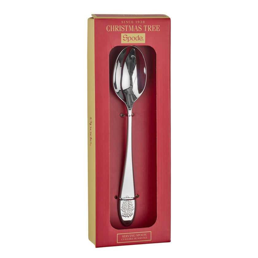 Spode - Christmas Tree - Serving Spoon | 10 Inch