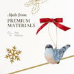 Ornement de sapin de Noël Spode - Ours en peluche sur patins