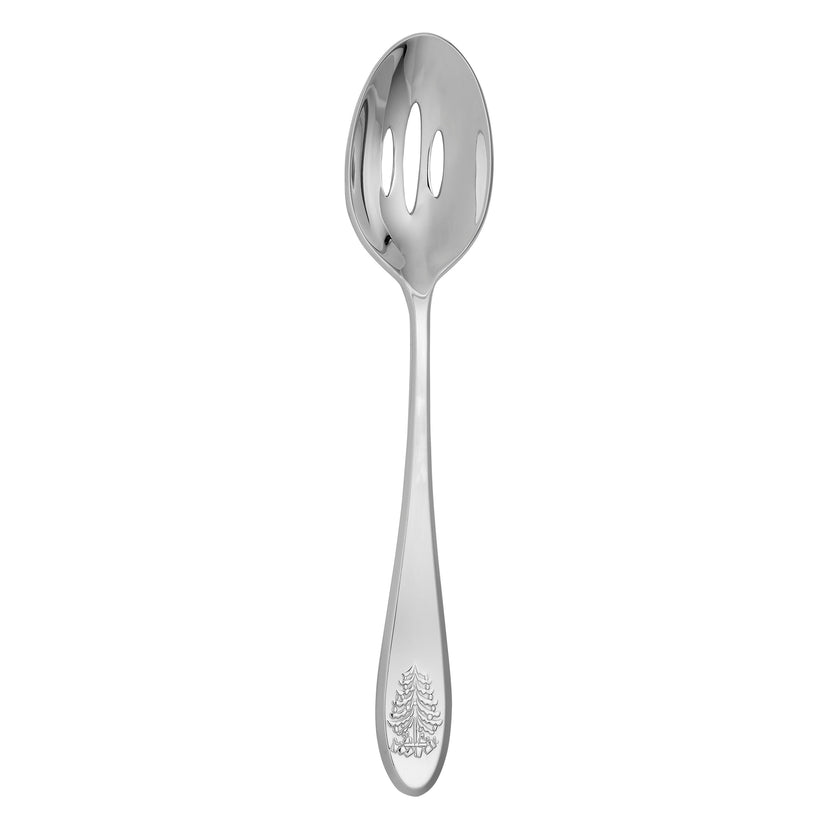 Spode - Christmas Tree - Slotted Spoon 10 Inch
