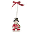Ornement de sapin de Noël en forme de bonhomme de neige Spode