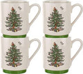 Spode - Christmas Tree - Stacking Mugs (Set of 4) | 12 Oz