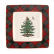 Spode - Christmas Tree - Tartan 10 Inch Square Platter