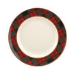 Spode - Arbre de Noël - Tartan - Assiette de dîner de 10,5 pouces