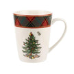 Mug Spode - Arbre de Noël - Tartan 14 Floz