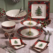 Spode - Christmas Tree - Tartan Rice Bowl | 6 Inch