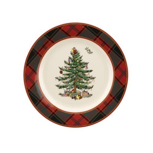 Spode - Christmas Tree - Tartan Salad Plate