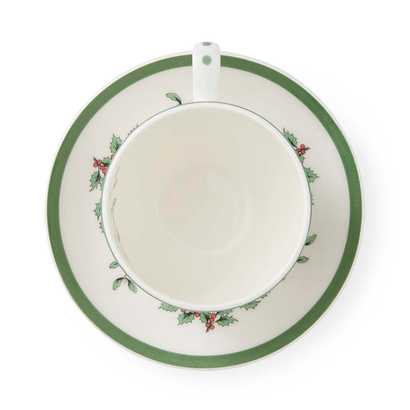 Spode - Christmas Tree - Teacup & Saucer | 7 Oz