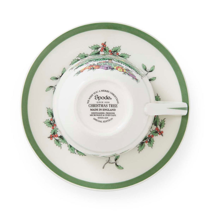 Spode - Christmas Tree - Teacup & Saucer | 7 Oz