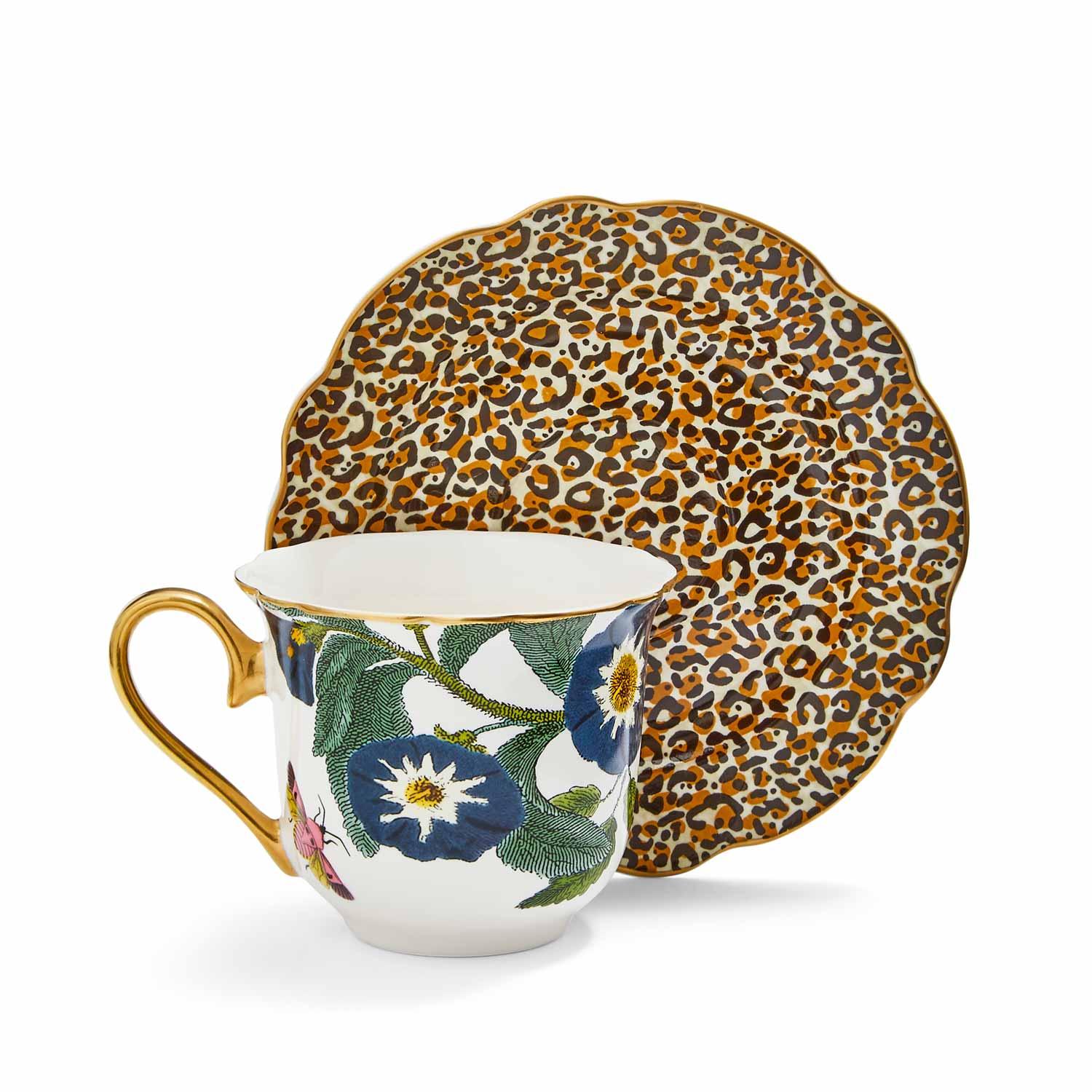 Spode - Creatures of Curiosity - Floral Teacup & Saucer