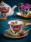 Spode - Creatures of Curiosity - Floral Teacup & Saucer