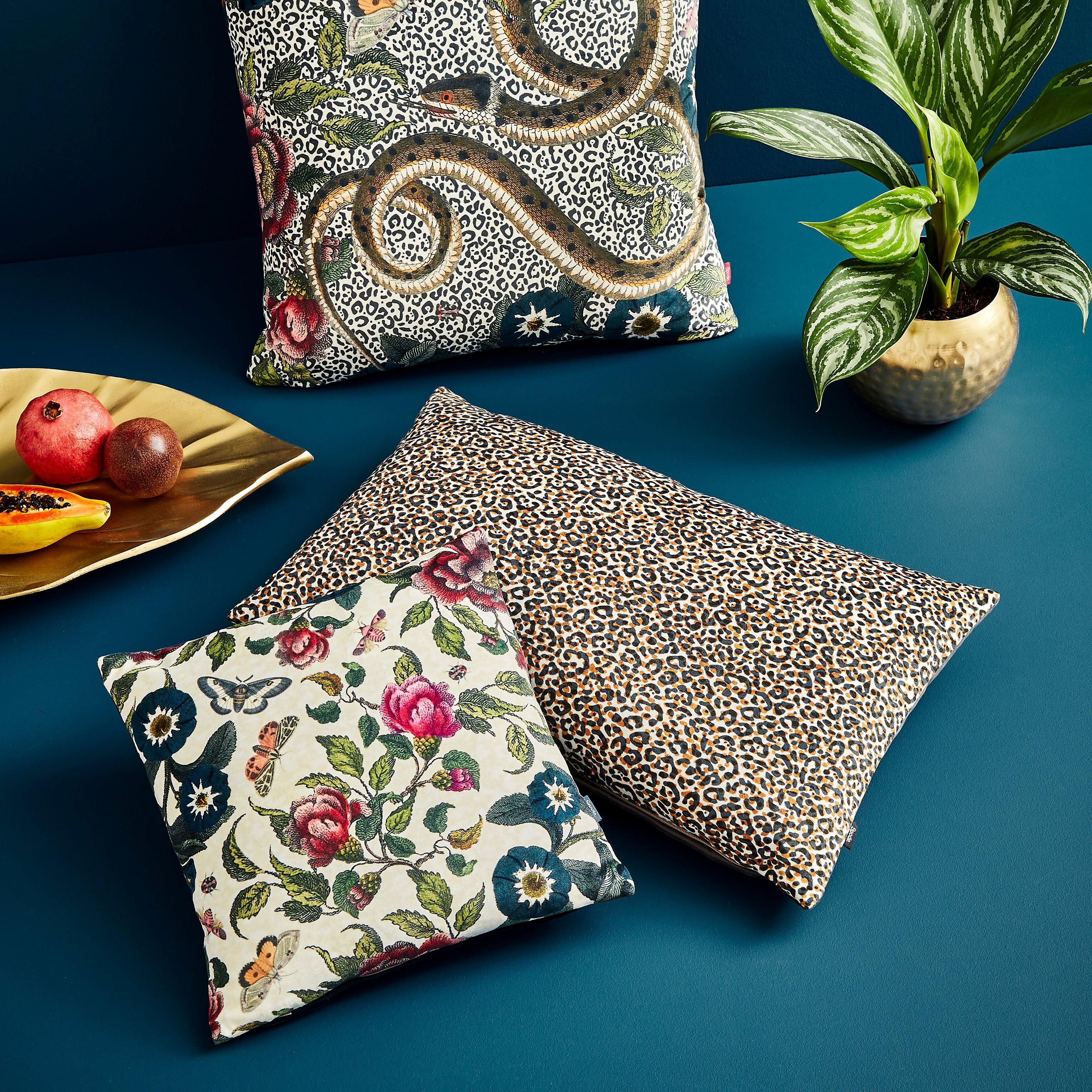 Spode - Creatures of Curiosity - Leopard Print Cushion