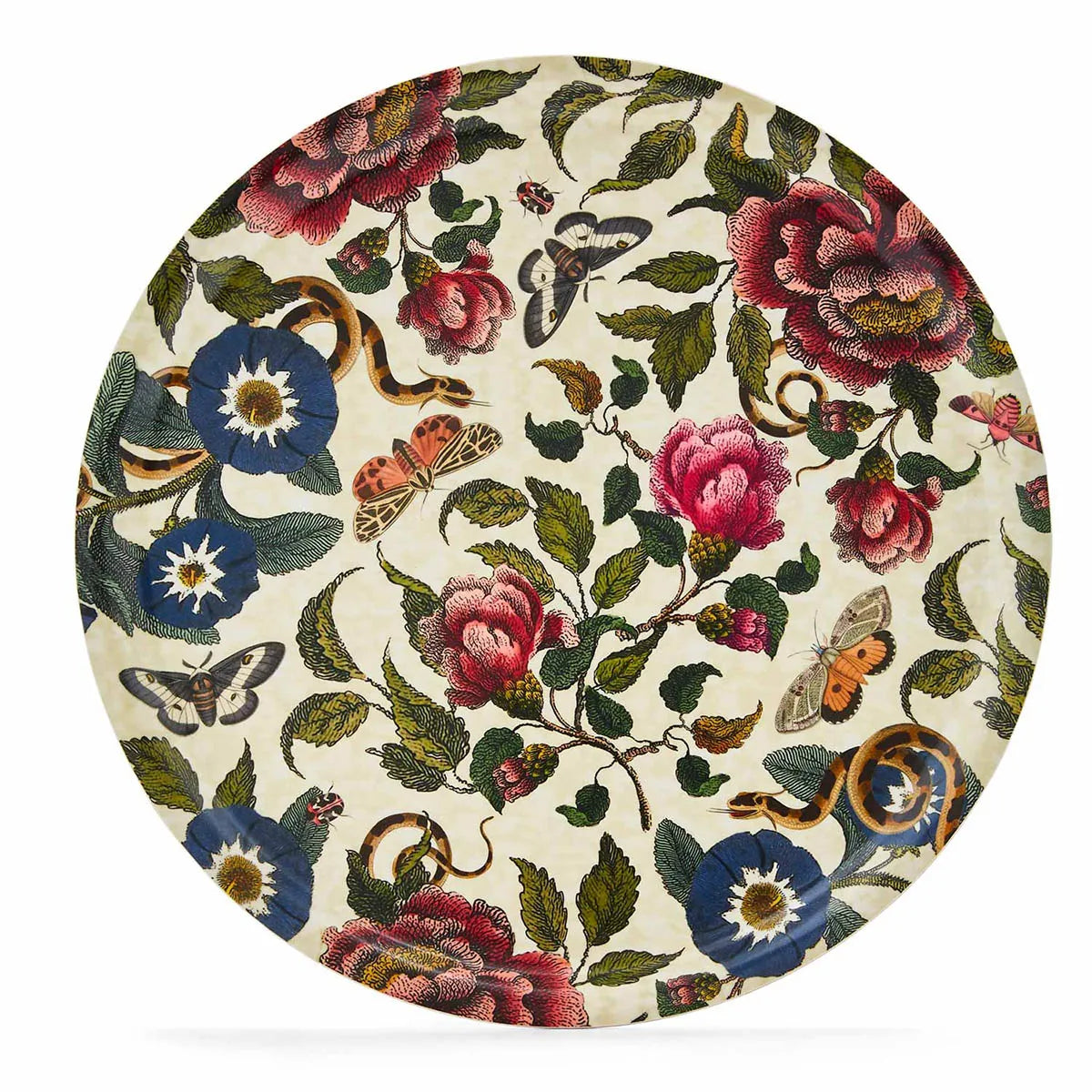 Spode - Creatures of Curiosity - Round Birch Tray Cream 12 Inch