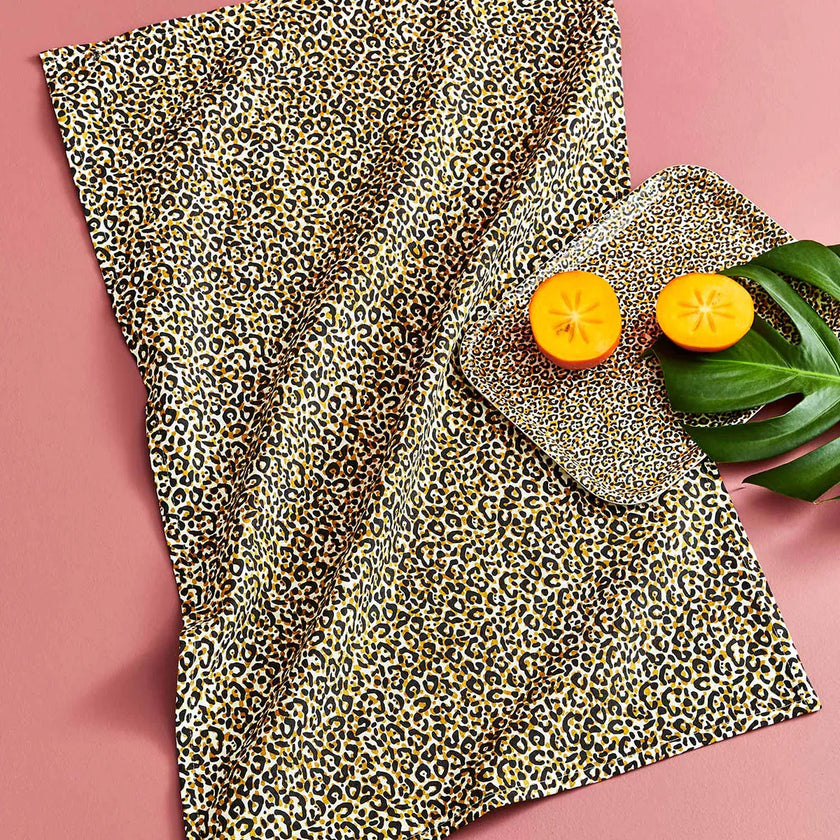 Spode - Creatures of Curiosity - Tea Towel Leopard | 18x29 Inch