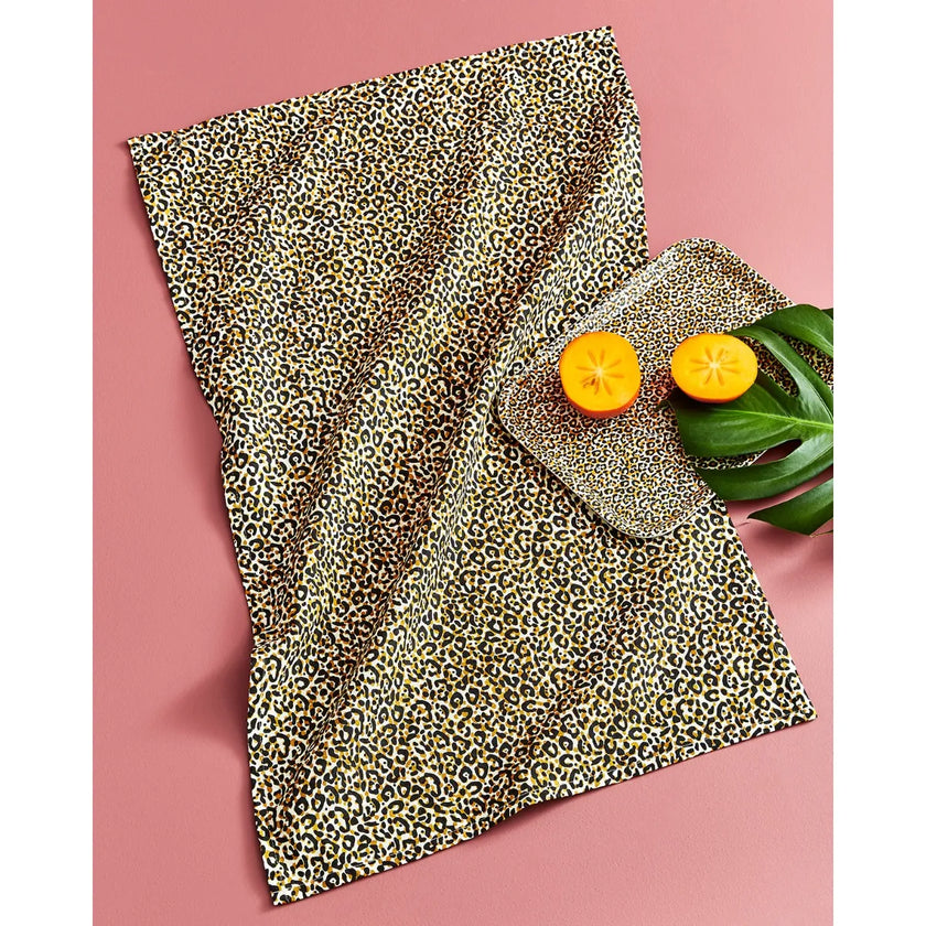 Spode - Creatures of Curiosity - Tea Towel Leopard | 18x29 Inch