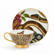 Spode - Creatures of Curiosity - Teacup & Saucer Coupe (Leopard/Snake)