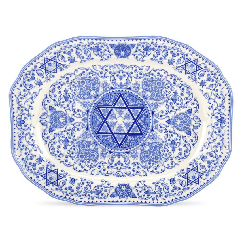 Spode - Judaica Oval Platter | 14 Inch