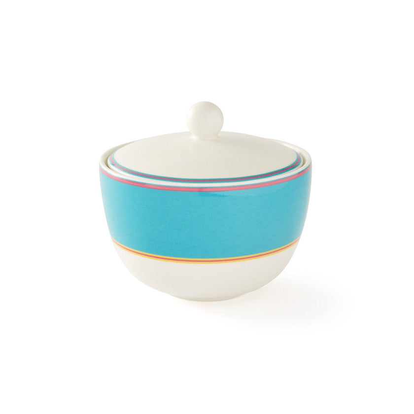 Spode - Kit Kemp Calypso Turquoise, Sucrière avec couvercle | 355 ml (12 oz)