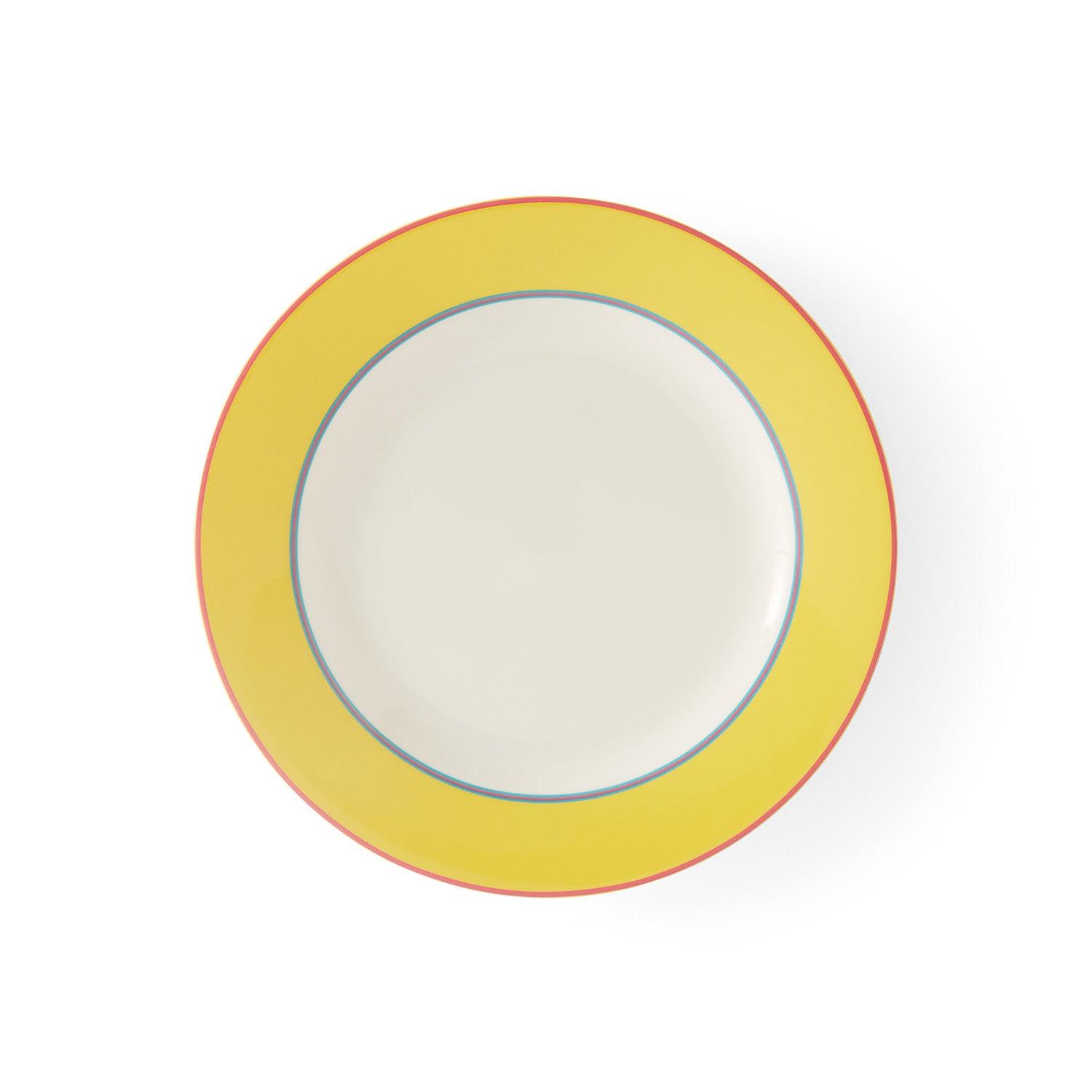 Spode - Kit Kemp Calypso Yellow Salad Plate (Set of 4)