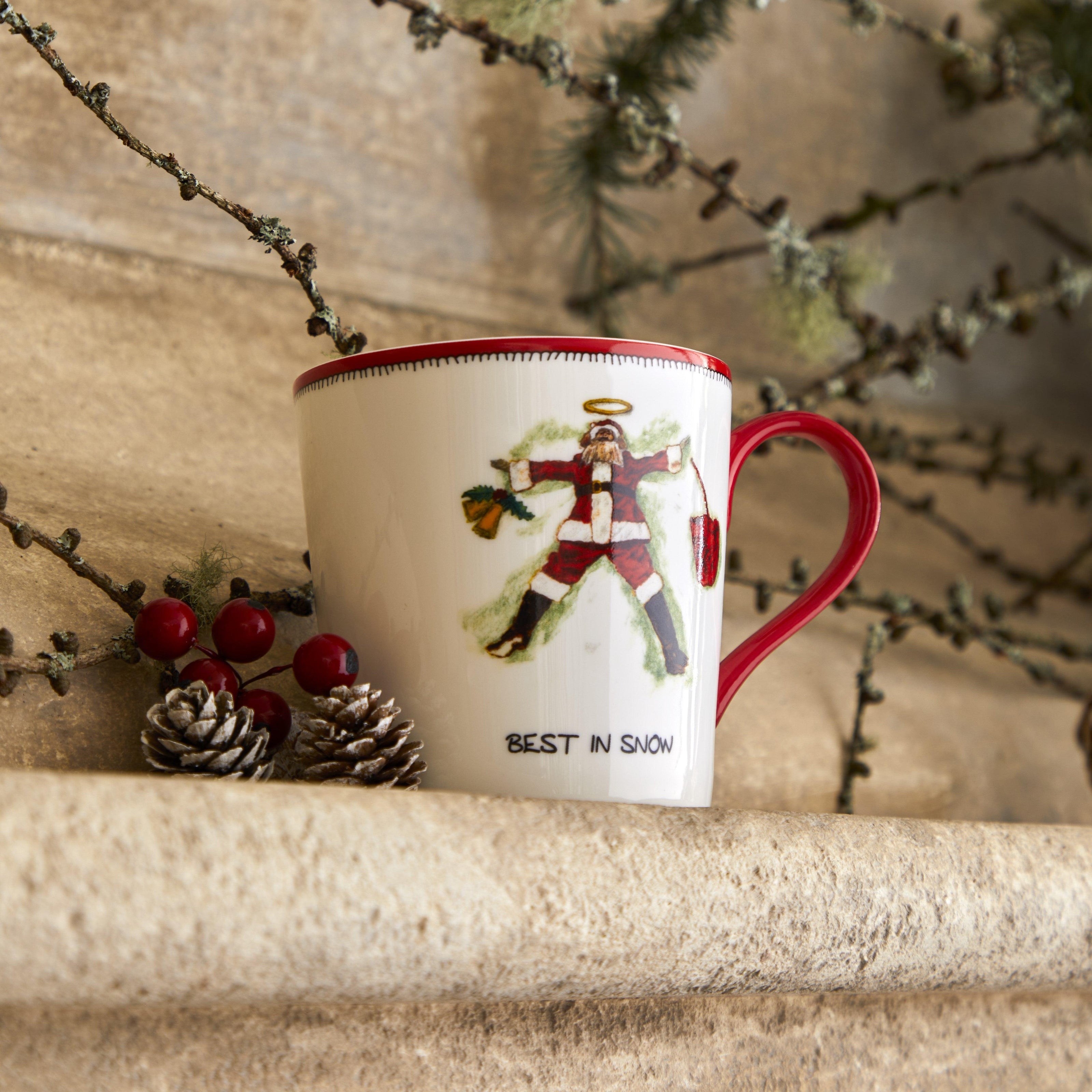Spode - Kit Kemp Doodles Best In Snow Mug | 12 oz