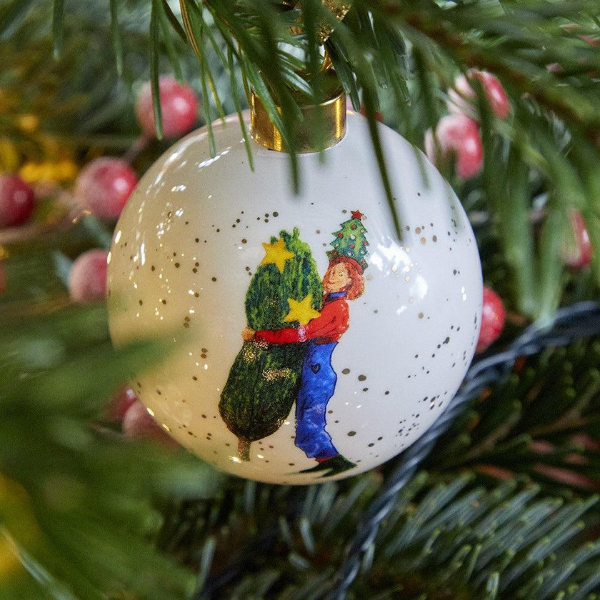 Spode - Kit Kemp Doodles Branch Manager Bauble