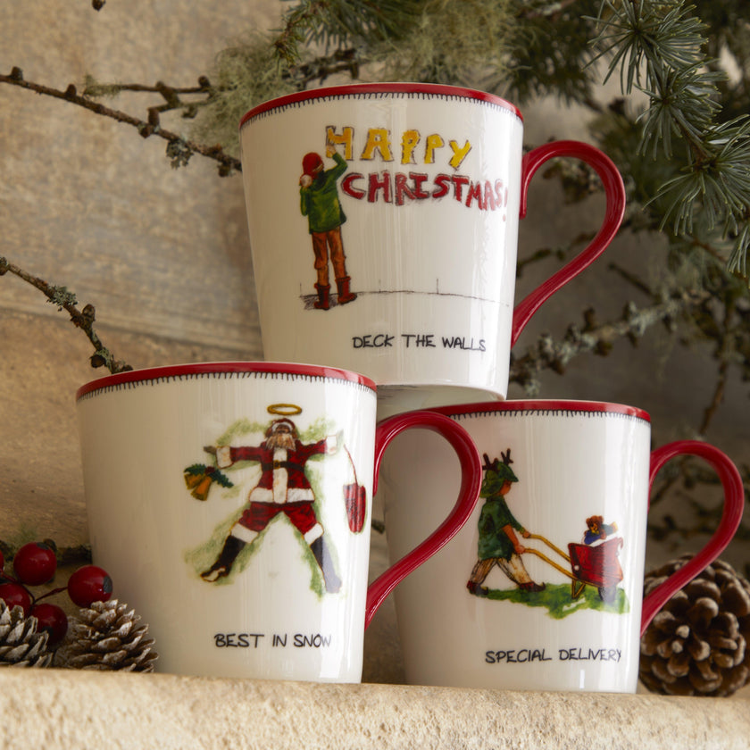 Spode - Kit Kemp Doodles Special Delivery Mug | 12 oz