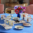 Spode - Kit Kemp Doodles Tidbit Plate (Set of 4) | 6 Inch
