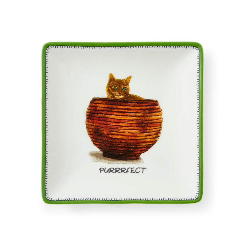 Spode - Kit Kemp Doodles Trinket Tray | 4.5 Inch