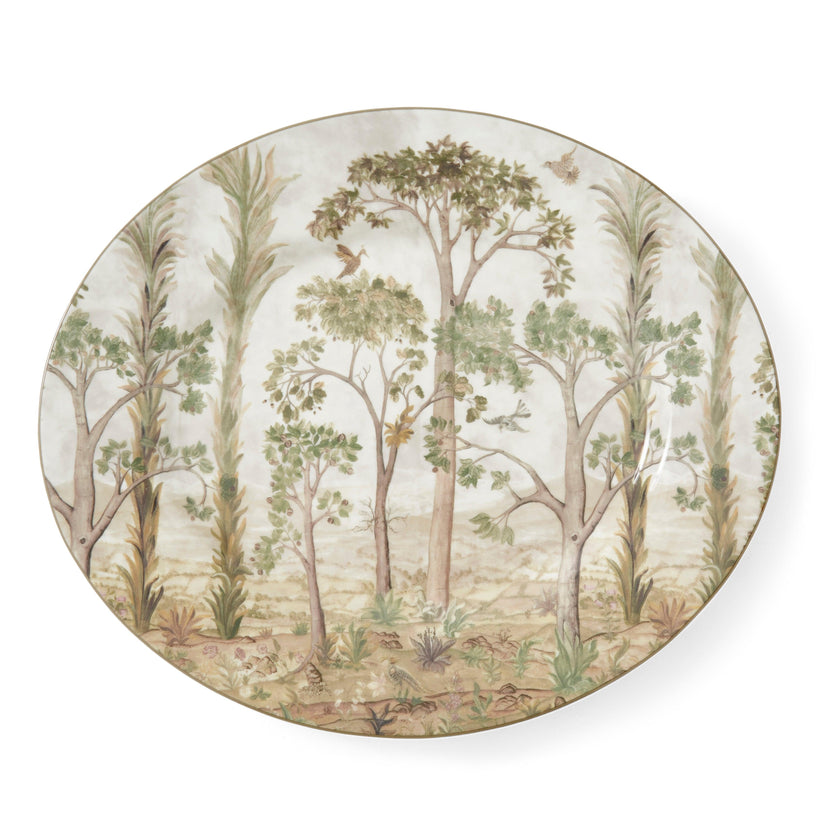 Spode - Kit Kemp Tall Trees, plat ovale | 35,5 cm (14 pouces)