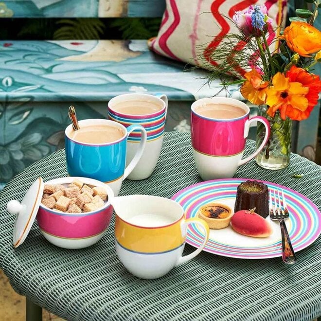 Spode - Pink Mug | 17 oz