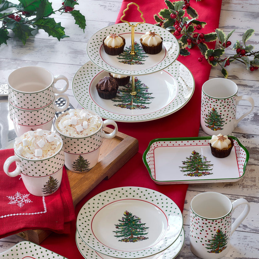 Spode - Polka Dot Dessert Plates (Set of 4)