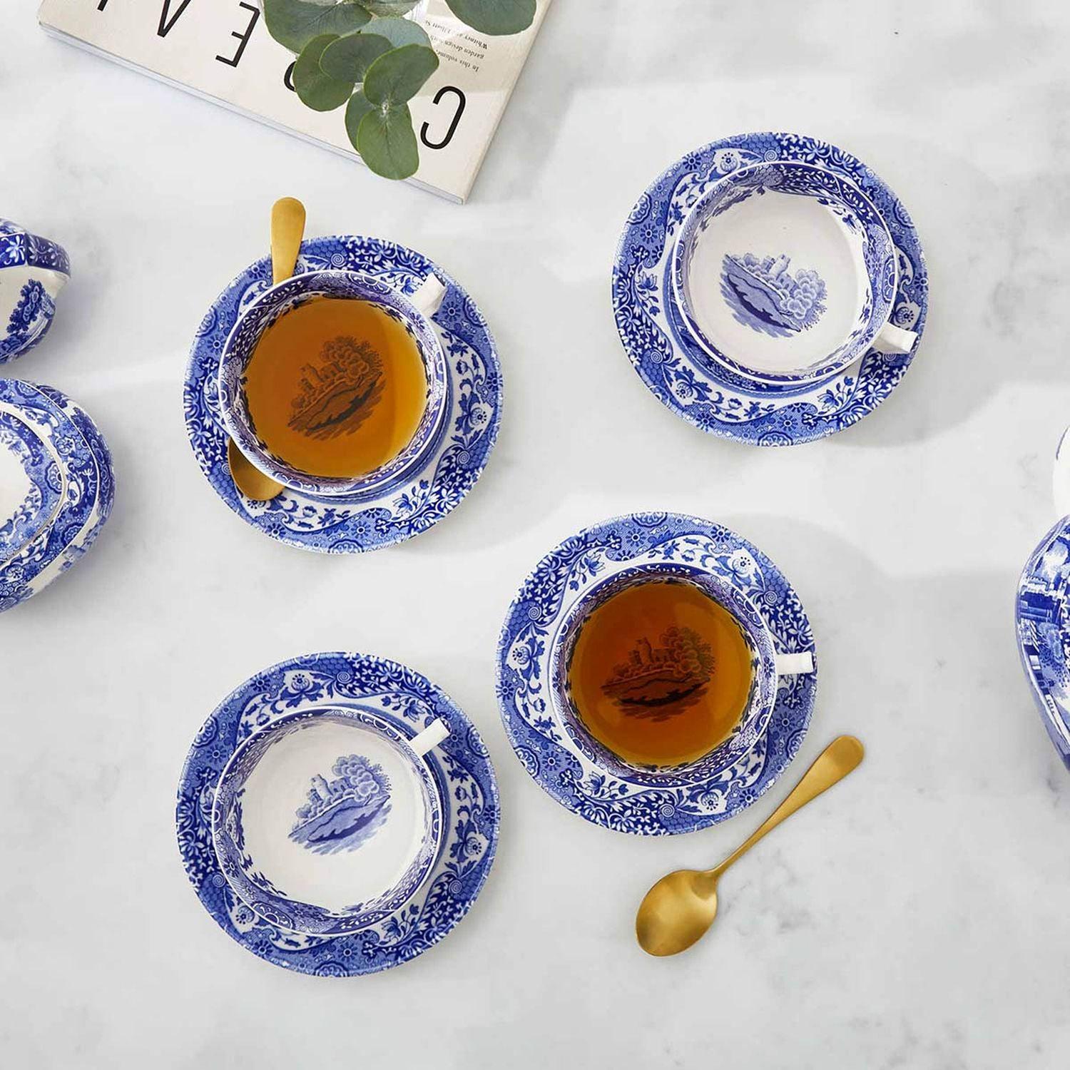 Spode - Spare Part Teacup Only Blue Italian | 7 Inch