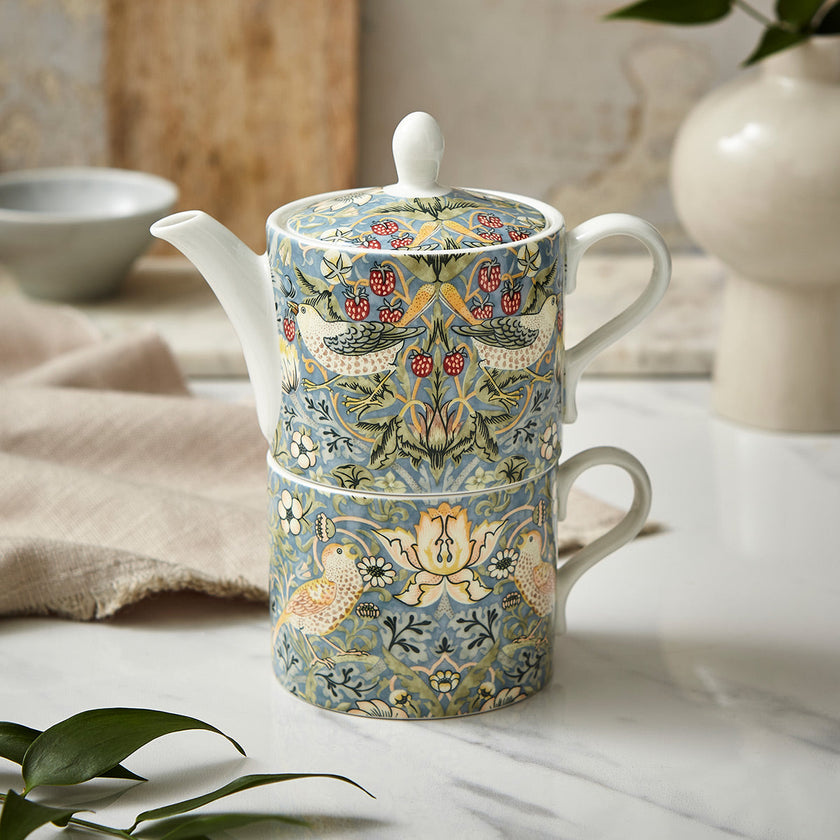 Spode - Tea For One 10Oz Strawberry Thief