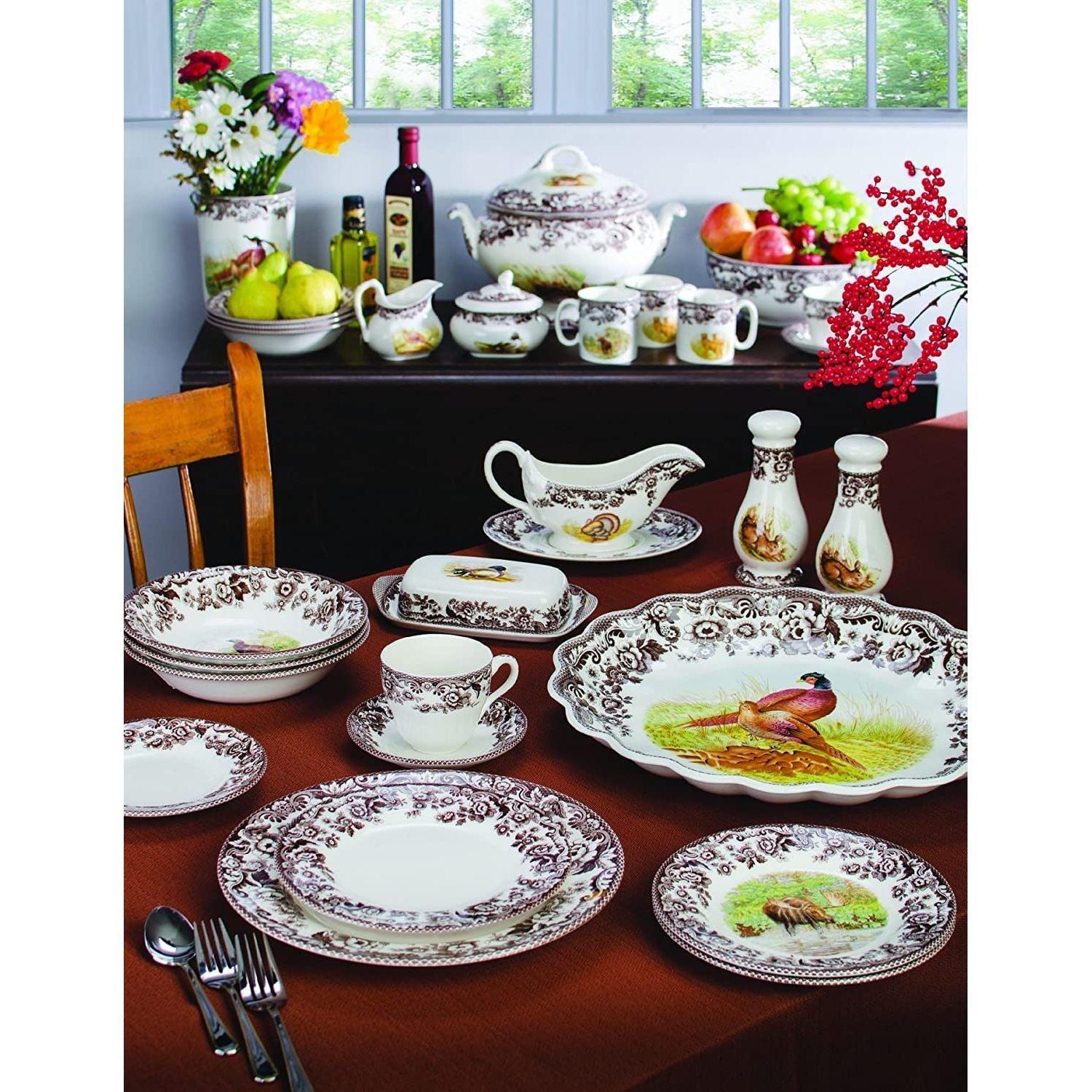 Spode - Woodland - Covered Sugar | 16 Oz