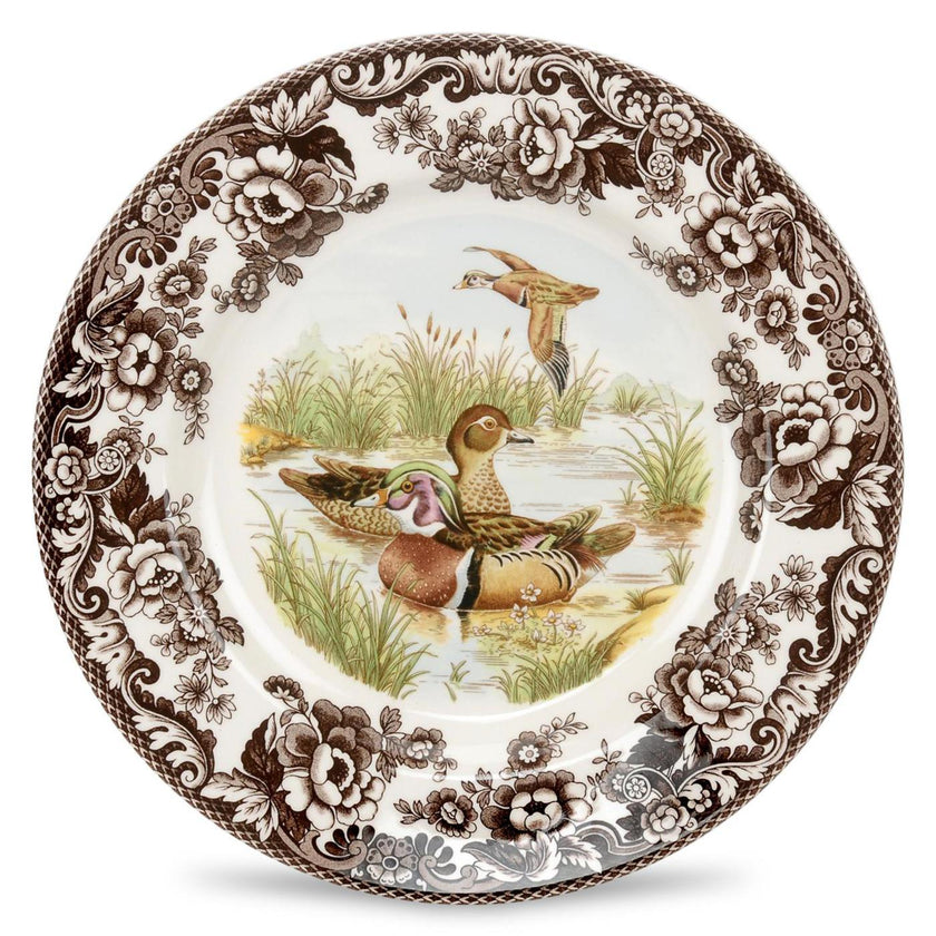 Spode - Woodland - Assiette à accompagnement motif canard sauvage